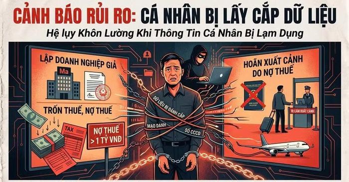 Cảnh báo rủi ro cá nhân bị lấy cắp dữ liệu (ảnh minh hoạ).