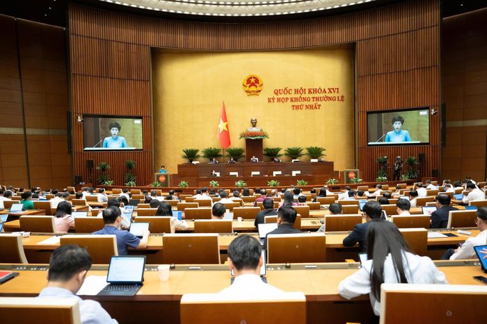 Quang cảnh phiên họp - Nguồn: Quốc hội