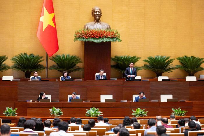 Phó Chủ tịch Quốc hội Nguyễn Hồng Diên phát biểu kết luận Phiên họp - Nguồn: Quốc hội