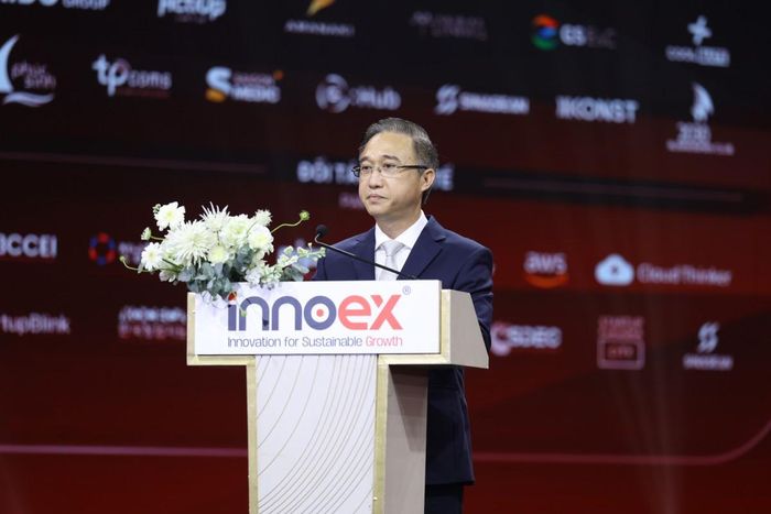 Ông Đặng Minh Thông, Phó Bí thư Thành ủy TP.HCM phát biểu tại sự kiện.