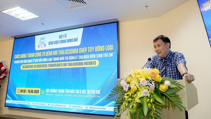 GS.TS. Phạm Như Hiệp, Giám đốc BVTW Huế phát biểu tại hội thảo