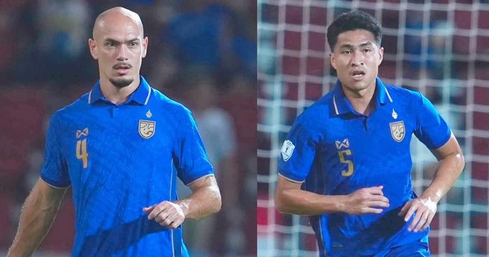 Manuel Tom Bihr(số 4) và Seksan Ratree (số 5) khẳng định đội tuyển Thái Lan đã sẵn sàng cho trận chung kết ASEAN Cup 2026