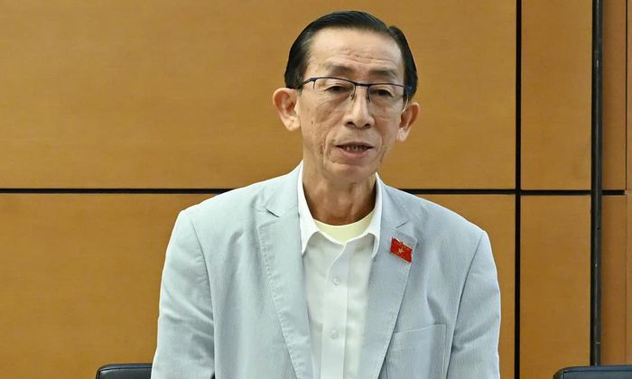 Đại biểu Trần Hoàng Ngân. (Ảnh: Media Quốc hội)