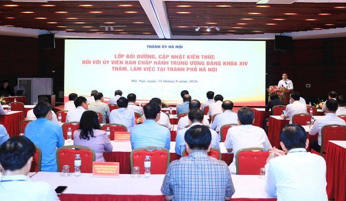 Quang cảnh buổi làm việc. Ảnh Quang Thái