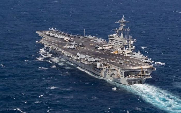 Tàu sân bay USS George Washington. (Ảnh: DB)