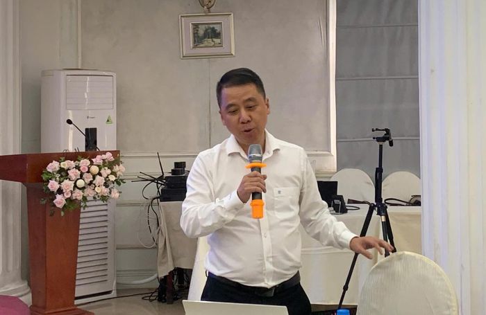 Ông Lã Hoàng Trung, Vụ trưởng Vụ Bưu chính, Bộ Khoa học và Công nghệ.