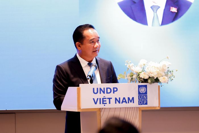  Chủ tịch TP.HCM Nguyễn Văn Được khẳng định thành phố sẵn sàng “đi trước, làm mẫu”, thí điểm các ý tưởng đổi mới sáng tạo. Ảnh: BTC. 