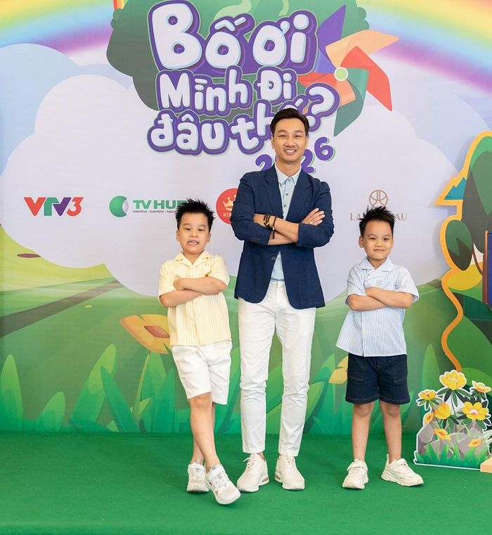 MC Thành Trung và hai con trai sinh đôi Goku, Daino