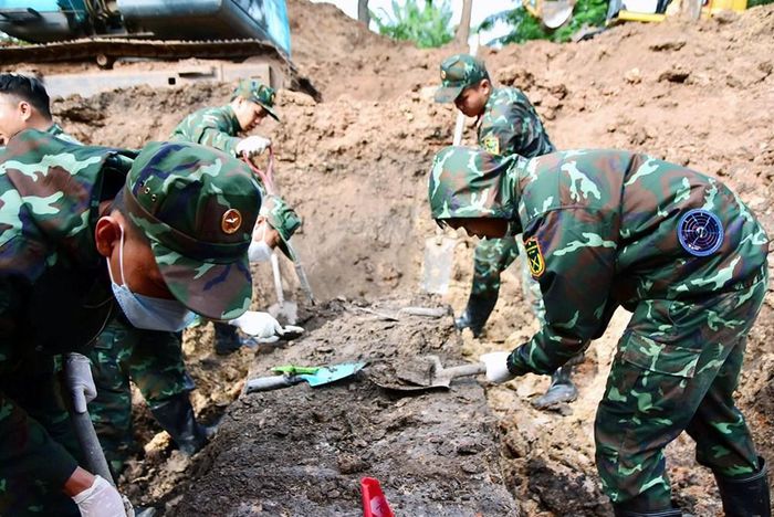 Tính đến hết hôm nay (22.8), các lực lượng đã phát hiện, quy tập 445 bộ hài cốt liệt sĩ tại Công viên Lê Thị Riêng