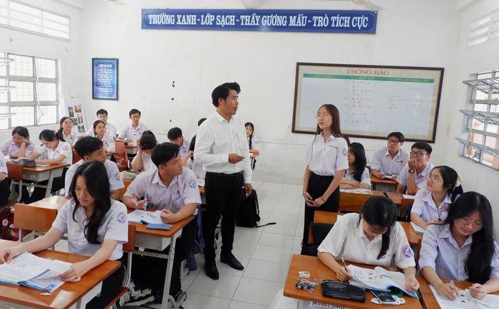 Nhiều trường học tại Tây Ninh đổi mới môi trường học tập toàn diện. Ảnh: Đức Hạnh-TTXVN