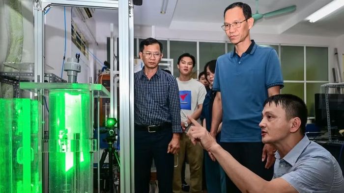 Khóa đào tạo về công nghệ lò phản ứng của Trung tâm Đào tạo hạt nhân (Viện Năng lượng Nguyên tử Việt Nam). (Ảnh: AN LAM)