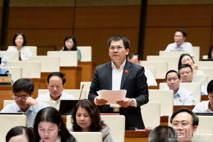 Đại biểu Quốc hội Dương Khắc Mai (Đoàn Lâm Đồng). (Ảnh: DUY LINH)