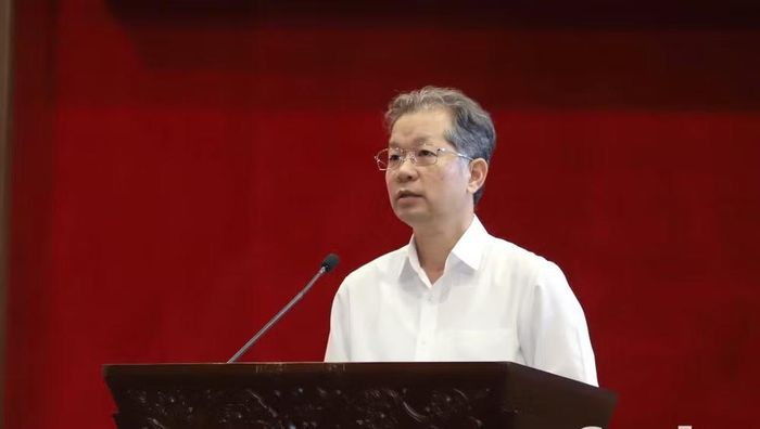 Chánh án Tòa án nhân dân tối cao Nguyễn Văn Quảng. (Ảnh: TUẤN ANH)