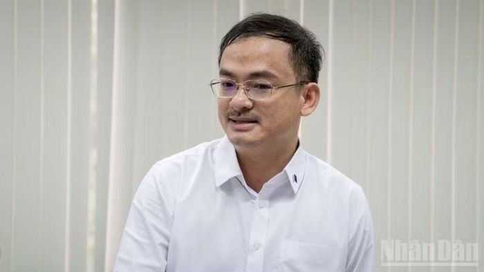 Ông Võ Ngọc Trung, Phó Tổng Giám đốc Công ty cổ phần Đầu tư hạ tầng giao thông Đèo Cả. (Ảnh: TRANG LIÊN)