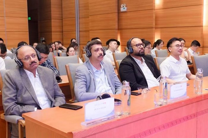 Các chuyên gia quốc tế tham gia hội thảo.