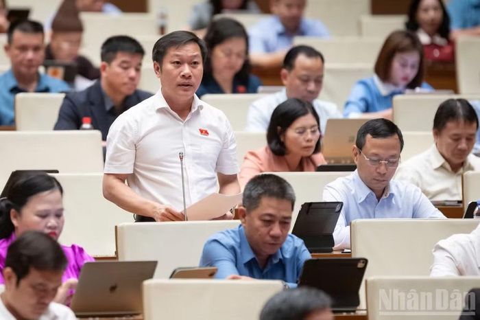 Đại biểu Quốc hội Nguyễn Khánh Vũ. (Ảnh: DUY LINH)