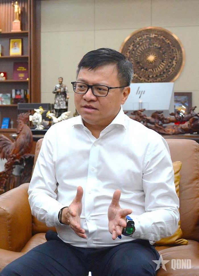 Nhà báo Lê Quốc Minh. 