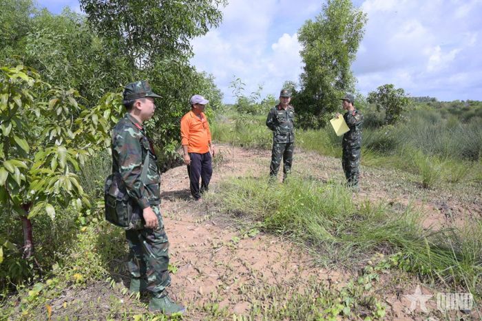 Những vị trí có cơ sở sẽ được đánh dấu, xác định tọa độ và xây dựng sơ đồ thực địa.