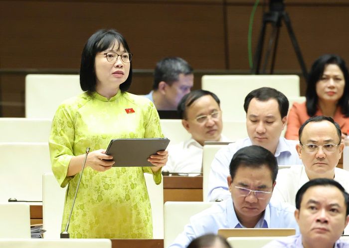  ĐB Nguyễn Thị Việt Nga (Hải Phòng). Ảnh: QUANG PHÚC 