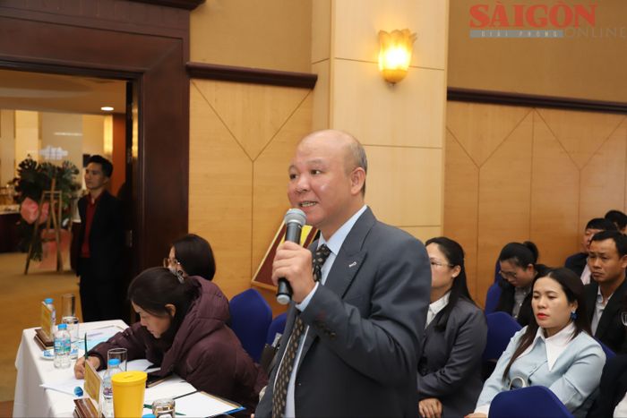  Nhiều vấn đề về phối hợp quản lý bảo vệ rừng, cơ chế vay vốn được các nhà đầu tư nêu ra tại hội nghị. Ảnh: ĐOÀN KIÊN 