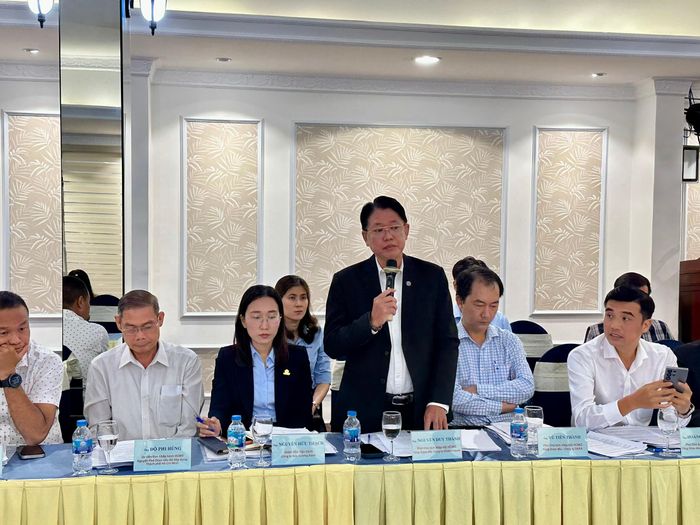 Ông Nguyễn Duy Thành, Phó Chủ tịch HCMO, chia sẻ tại buổi tọa đàm. Ảnh: THANH HIỀN