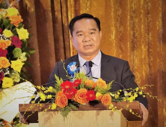 Ông Nguyễn Văn Được, Ủy viên Trung ương Đảng, Phó Bí thư Thành ủy, Chủ tịch UBND TPHCM, phát biểu tại buổi lễ.
