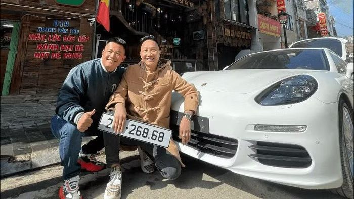 Chiếc xe ô tô Porsche của Hải Sa Pa
