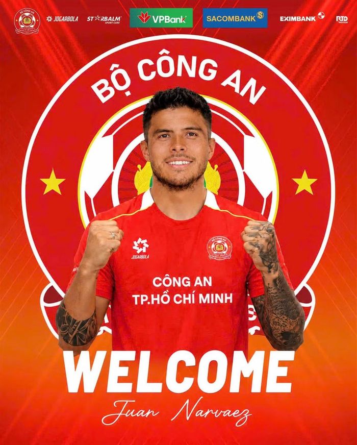 CLB Công an TP.HCM bổ sung nhiều bản hợp đồng chất lượng. Ảnh: CLB Công an TP.HCM.