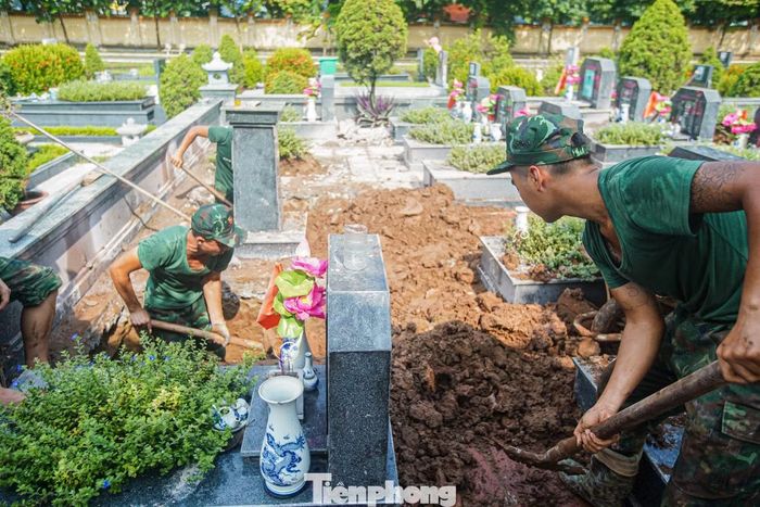 Đây là một phần trong Chiến dịch 500 ngày đêm đẩy mạnh tìm kiếm, quy tập và xác định danh tính hài cốt liệt sĩ. Khoảng 200 cán bộ, chiến sĩ thuộc Bộ Tư lệnh Thủ đô Hà Nội cùng các giám định viên Trung tâm Pháp y Hà Nội tham gia nhiệm vụ.
