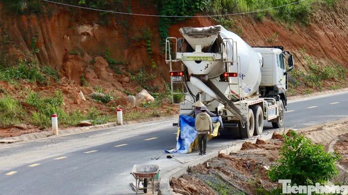 Toàn tuyến đã hoàn thành các hạng mục chính gồm nền đường, thảm nhựa mặt đường và 3 cầu bê tông cốt thép tại Km3, Km7 và Km9, đủ điều kiện đưa vào khai thác.