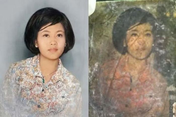Bức ảnh sau khi được phục dựng.