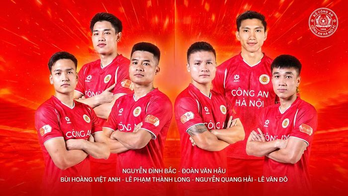 CLB Công an Hà Nội có 6 cầu thủ khoác áo đội tuyển Việt Nam dự ASEAN Cup 2026.