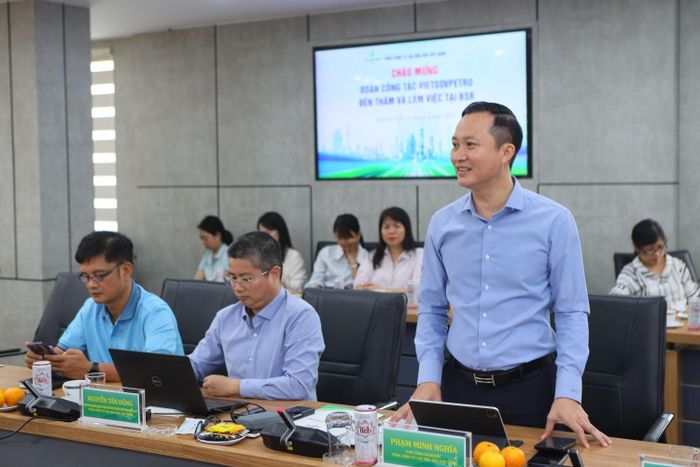 Ông Phạm Minh Nghĩa - Phó Tổng Giám đốc BSR khẳng định mối quan hệ gắn bó giữa BSR và Vietsovpetro.