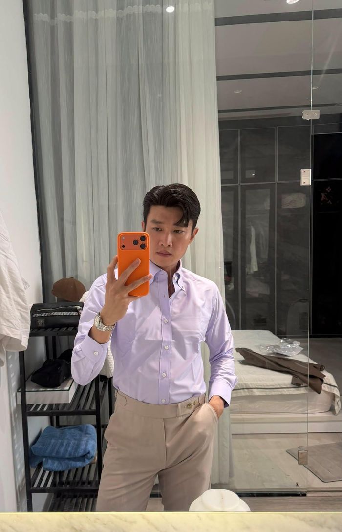 Diễn viên Quốc Trường bảnh bao.