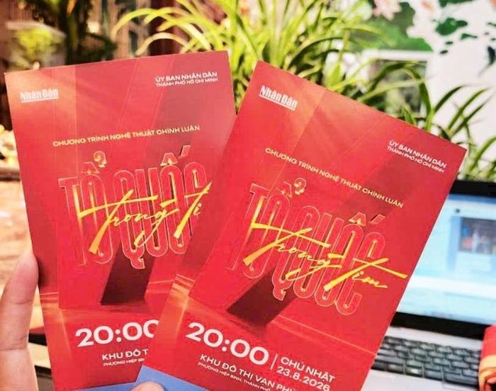  Chương trình "Tổ quốc trong tim" là chương trình nghệ thuật phục vụ nhân dân và hoàn toàn miễn phí.