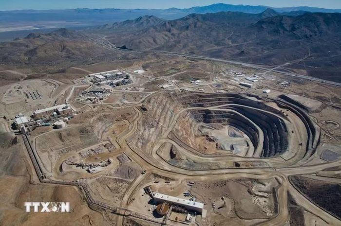 Mỏ đất hiếm ở California, Mỹ. (Ảnh: AP/TTXVN)