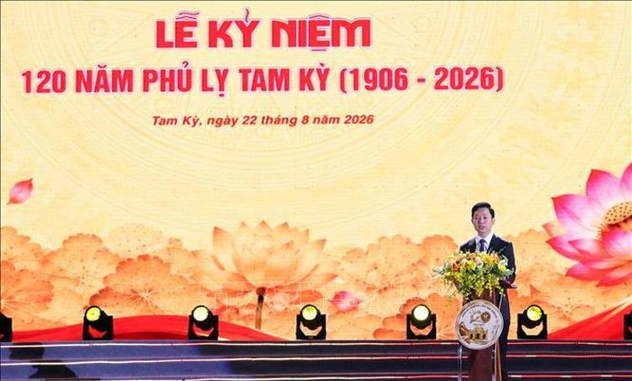 Quang cảnh lễ Kỷ niệm 120 năm phủ lỵ Tam Kỳ (1906-2026).