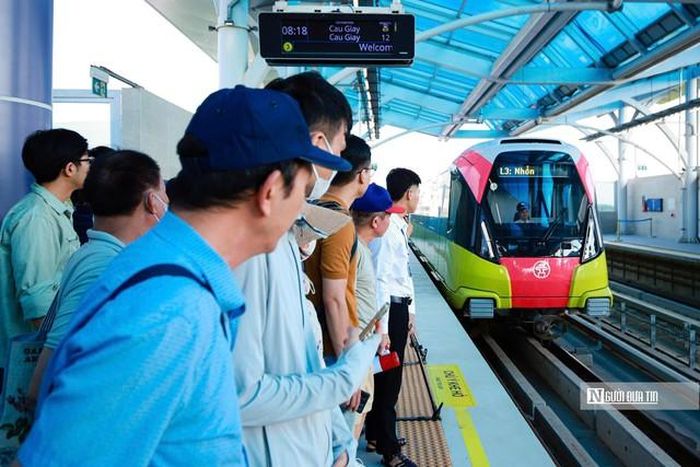 Hà Nội tăng phương tiện, metro chạy 10 phút/chuyến dịp 2/9 (Ảnh: HT).