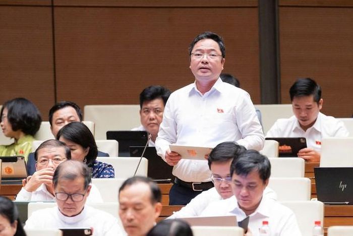 Đại biểu Nguyễn Thành Trung (Ảnh: Media Quốc hội).