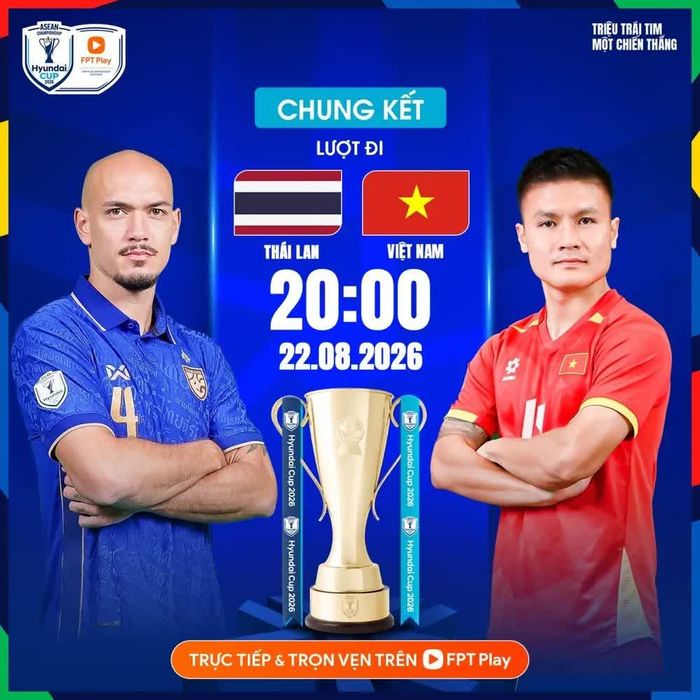 Trận chung kết lượt đi giữa Thái Lan và Việt Nam sẽ diễn ra ở "chảo lửa" Rajamangala (ẢNH: FTP PLAY)