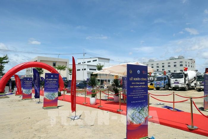 Quang cảnh lễ khởi công. Ảnh: Trần Tĩnh - TTXVN