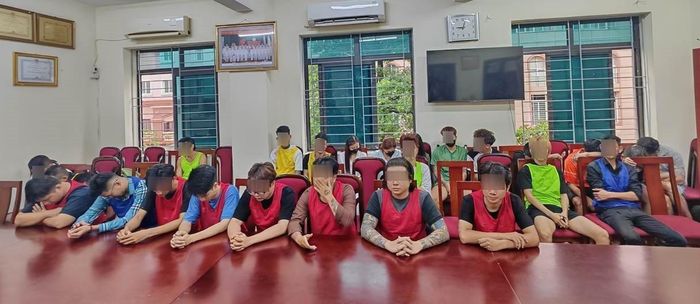 Các đối tượng trong vụ án (Ảnh: Công an TP Hà Nội)