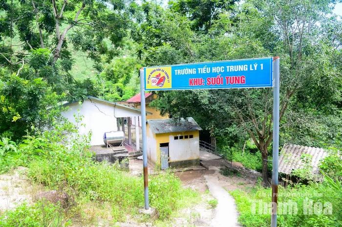 Điểm trường lẻ khu suối Tung, bản Xa Lao, xã Trung Lý.