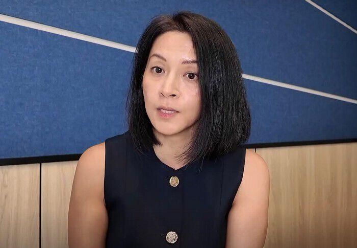Bà Wanming Du, Trưởng bộ phận Chính sách chỉ số của FTSE Russell chia sẻ với VTV. (Ảnh chụp màn hình).