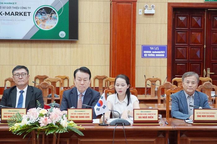 Ông Ko Sang Goo, Chủ tịch K-Market Việt Nam đánh giá cao và coi trọng mối quan hệ hợp tác với tỉnh Quảng Trị. Ảnh: Đặng Hà.