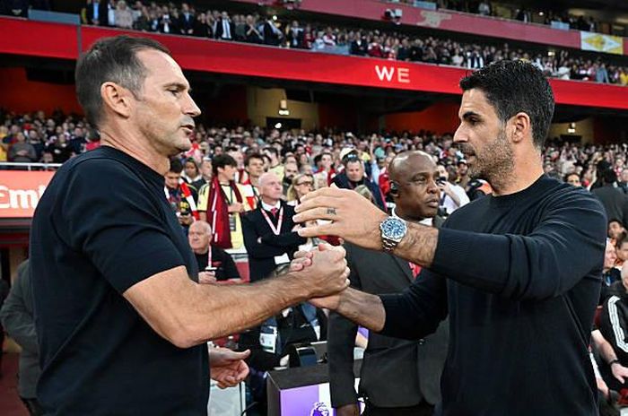Mikel Arteta và các học trò dễ dàng áp đảo Coventry của Frank Lampard