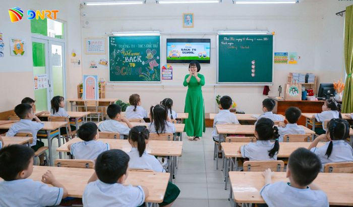 Các chính sách giáo dục nổi trội có sức lan tỏa cao. Trong ảnh: Một tiết dạy học của giáo viên Trường Tư thục Đức Trí (Đà Nẵng). Ảnh: ĐỨC TRÍ