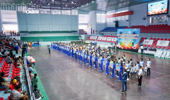 Toàn cảnh lễ khai mạc giải đấu. 