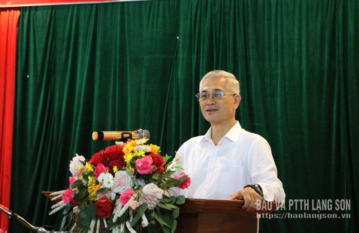Phó Bí thư chuyên trách Đảng ủy Các cơ quan Đảng tỉnh, Bí thư Chi bộ cơ quan Đảng ủy Các cơ quan Đảng tỉnh phát biểu tại chương trình