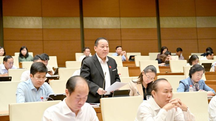 Đại biểu Tráng A Dương đề nghị tăng cường quản lý thị trường bất động sản bằng dữ liệu và chuyển đổi số.